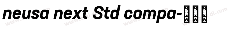 neusa next Std compa字体转换